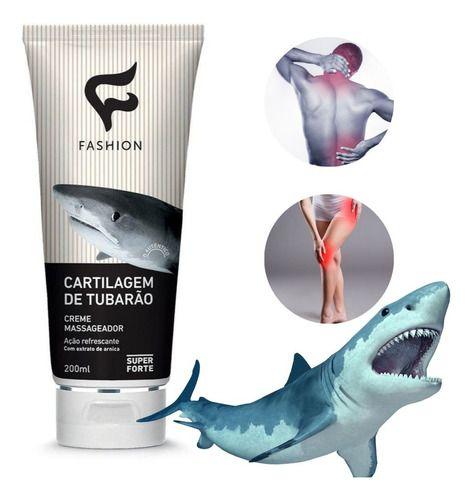 Imagem de Creme Massageador Fashion Cartilagem de Tubarão 200ml