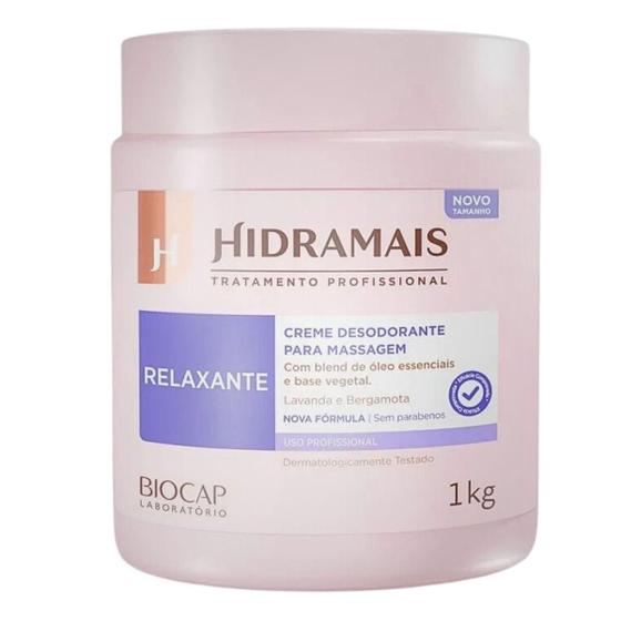 Imagem de Creme Massagem Corporal Relaxante Profissional 1Kg Hidramais