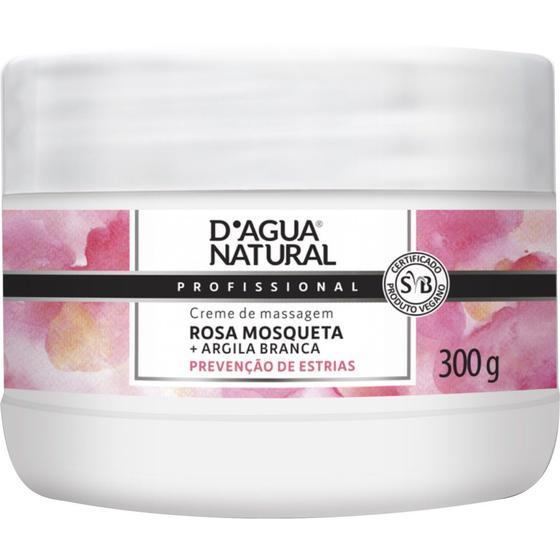 Imagem de CREME MASSAGEM PARA GESTANTE ROSA MOSQUETA 300G D'agua natural