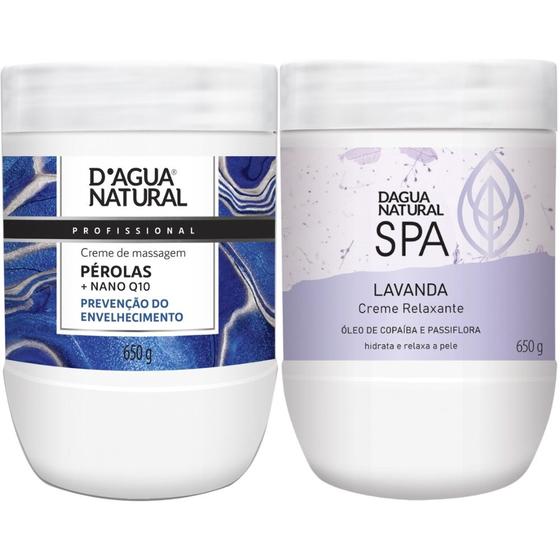 Imagem de Creme Massagem SPA Lavanda + Perolas Nano Q10 D'Água Natural