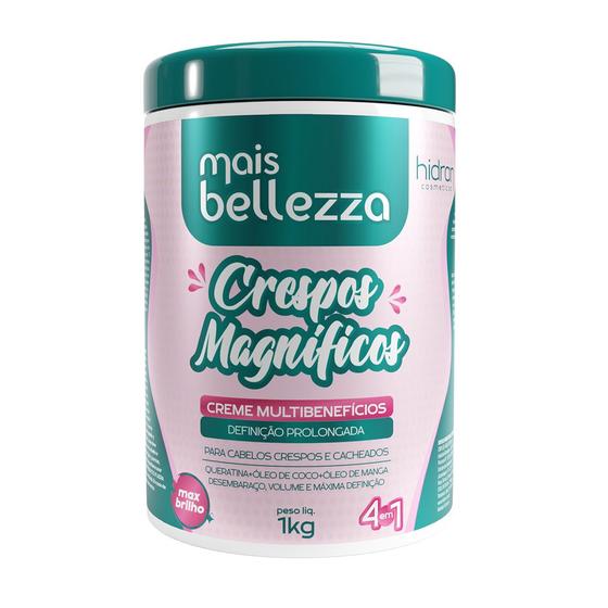 Imagem de Creme Multibeneficios 4em1 Mais Bellezza Crespos Magníficos