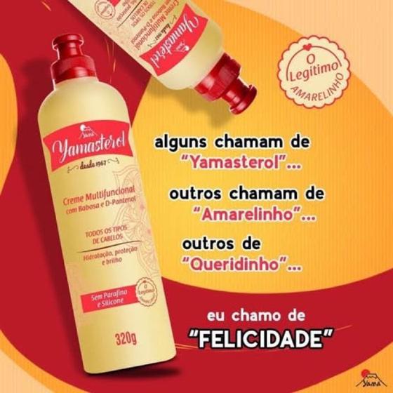 Creme Multifuncional Legítimo Yamasterol PréShampoo, CoWash Babosa