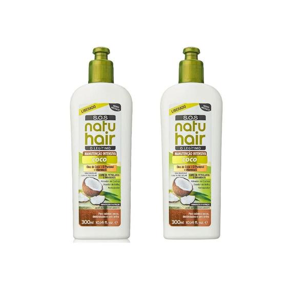 Imagem de Creme Natuhair Coco 300ml - Hidratação Intensiva