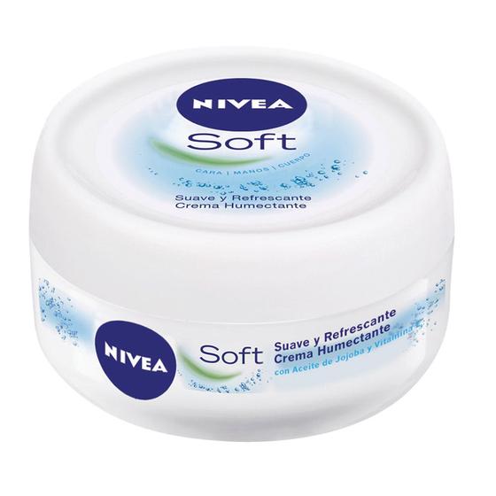 Imagem de Creme Nivea Soft Hidratante Refrescante Rosto Corpo Mãos 200ml