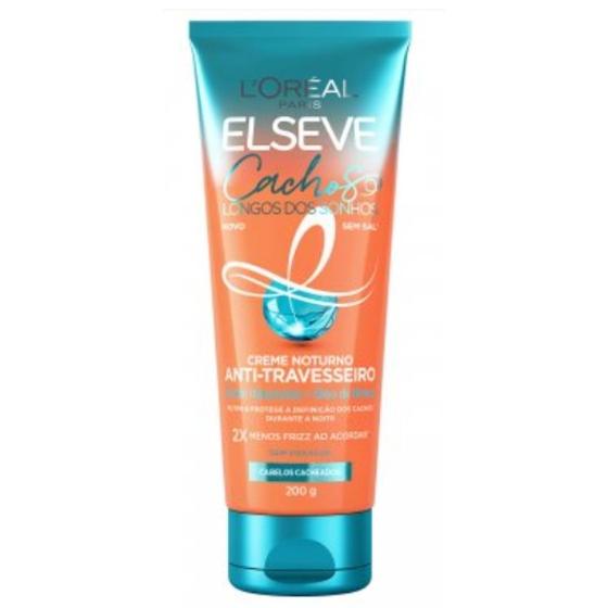 Imagem de Creme Noturno Anti-Travesseiro L'Oréal Paris Elseve Cachos Longos dos Sonhos 200ml