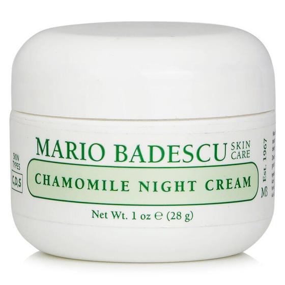 Imagem de Creme noturno Mario Badescu, extrato de camomila para pele seca