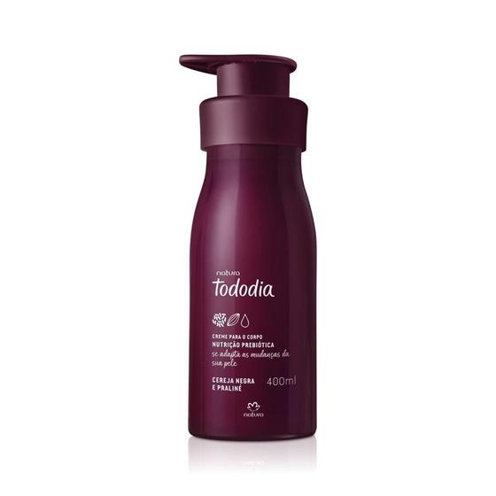 Creme Nutritivo Cereja Negra e Praliné Tododia - 400ml - Natura ...