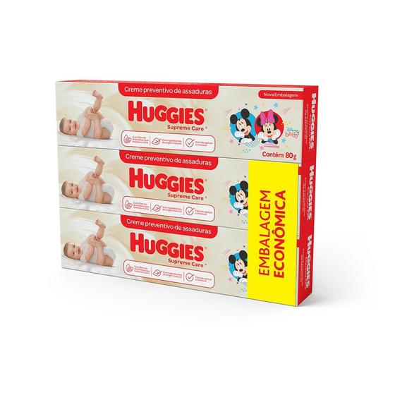 Creme Para Assadura Huggies Com 3x80gr Supreme Care Especial é boa?