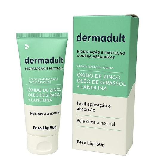 Creme Para Assaduras ADULTO Uso Diário Fácil Aplicação e Absorção ...