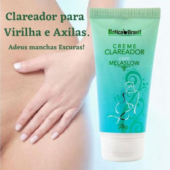 Creme para Clarear Axilas e Virilha com Melaslow Lucy's 55g. - Botica ...