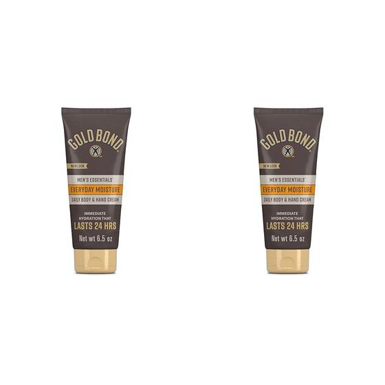 Imagem de Creme para corpo e mãos Gold Bond Men's Essentials 190 ml (pacote com 2)