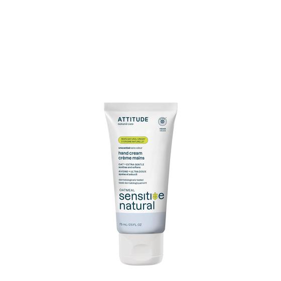 Imagem de Creme para mãos ATTITUDE para pele sensível com aveia 75mL
