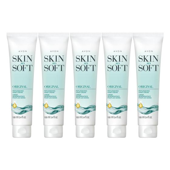 Imagem de Creme para Mãos Avon Skin So Soft Original - Pacote com 5 Unidades