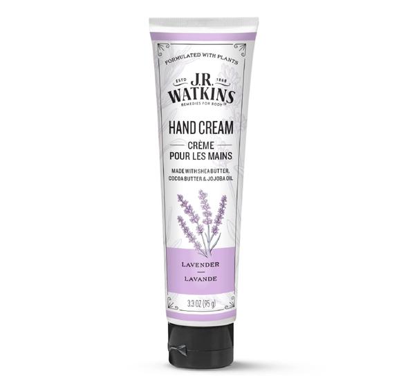 Imagem de Creme para mãos J.R. Watkins Hidratante Natural 100mL Lavanda