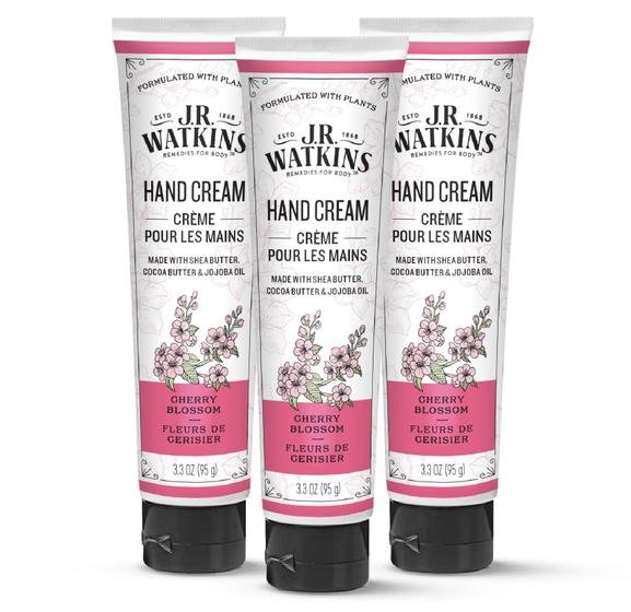 Imagem de Creme para Mãos J.R. Watkins - Hidratante Natural (100mL) - Pacote com 3