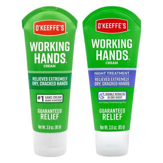 Imagem de Creme para Mãos O'Keeffe's Working Hands - 90ml + Tratamento Noturno