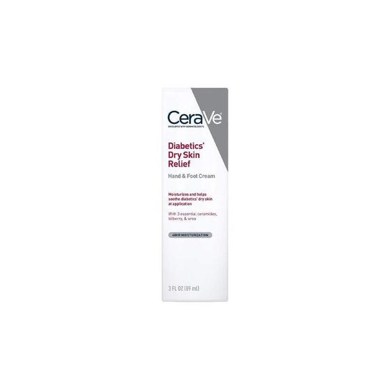 Imagem de Creme Para Mãos Y Pés Cerave Diabetics Dry Pele 89Ml