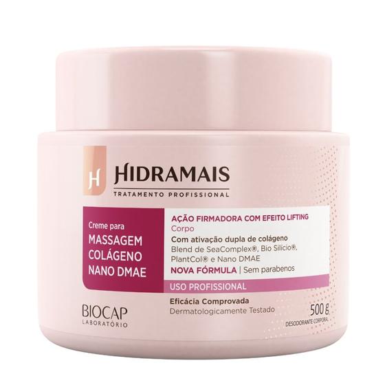 Imagem de Creme Para Massagem Colágeno Nano Dmae 500GR Hidramais