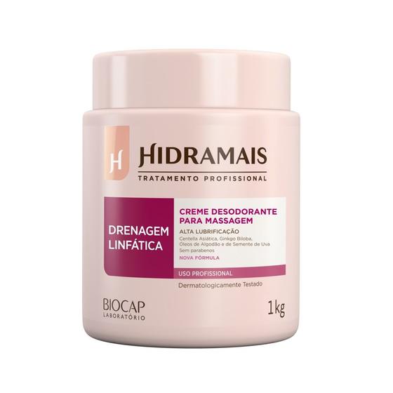 Imagem de Creme Para Massagem Drenagem Linfática 1KG Hidramais