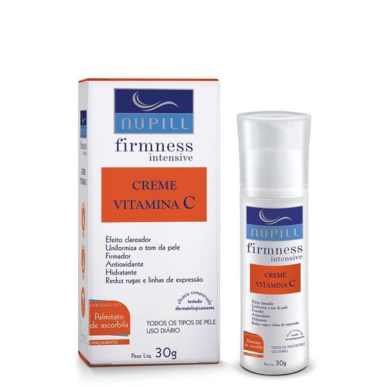 Imagem de Creme Para o Rosto Vitamina C Nupill Firmness Clareador 30g