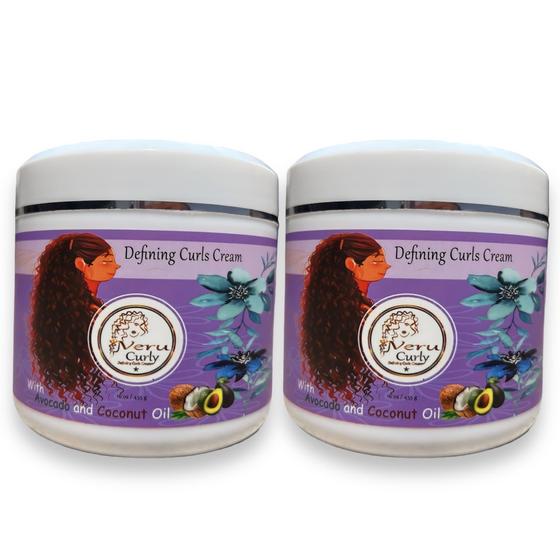 Imagem de Creme para Ondas VeruCurly Curl Defining - 2x 960ml - Define e Modela Cabelos Ondulados