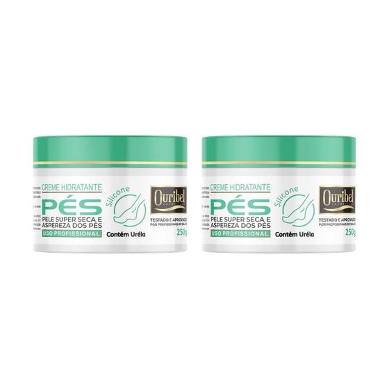 Imagem de Creme Para Os Pes Ouribel 250G - Kit 2Un