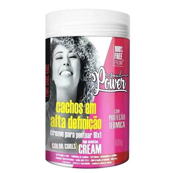 Imagem de Creme Para Pentear 10x1 Color Curls 800g - Soul Power