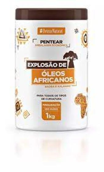 Imagem de Creme para pentear beleza natural explosão de óleos africanos com 1kg