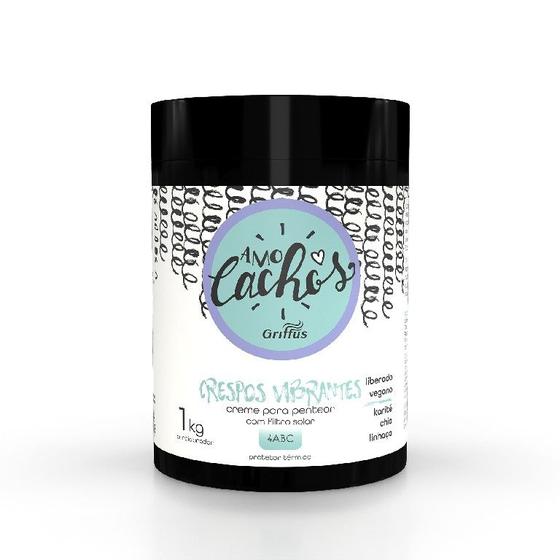 Imagem de Creme para Pentear Crespos Vibrante Amo Cachos 1 KG