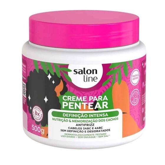 Imagem de Creme Para Pentear Definição Intensa 500g - Salon Line