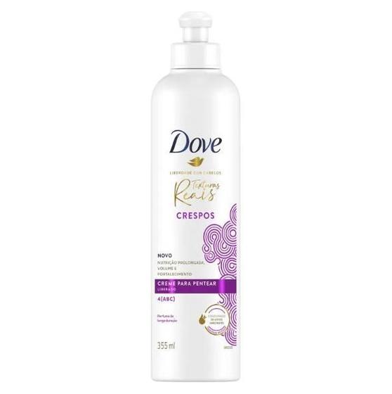 Imagem de Creme para Pentear Dove Texturas Reais Crespos 355ml