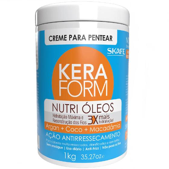 Imagem de Creme para Pentear Keraform Nutri Óleos 1kg