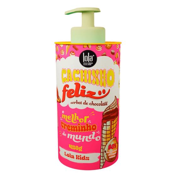 Imagem de Creme Para Pentear Lola Infantil Chocolate 450g
