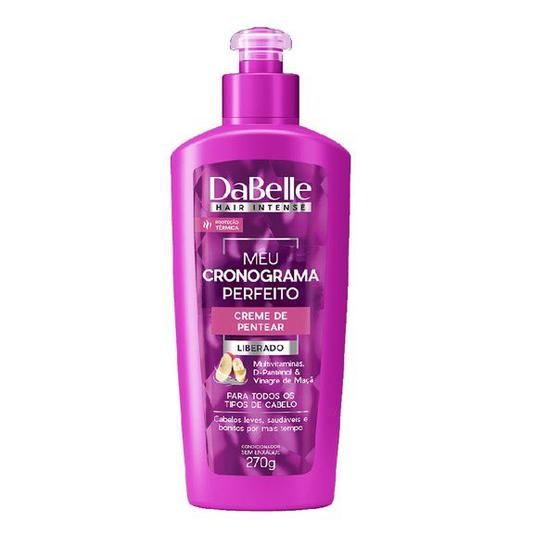 Creme Para Pentear Meu Cronograma Perfeito Dabelle Hair (270g ...