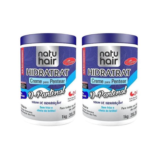 Imagem de Creme Para Pentear Natuhair 1K D-Pantenol - Kit Com 2Un