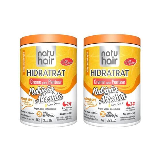 Imagem de Creme Para Pentear Natuhair 1K Nutriçao Absoluta - 2Un