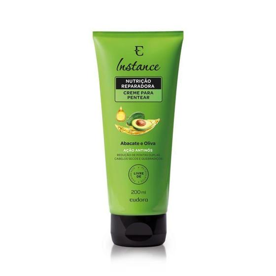 Imagem de Creme para Pentear Nutrição Reparadora Instance Abacate e Oliva 200ml - Abelha Rainha