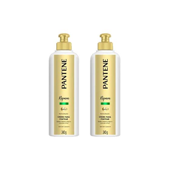 Imagem de Creme Para Pentear Pantene 240g Restauraçao - Kit C/ 2un