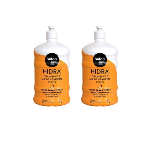 Imagem de Creme Para Pentear Salon Line 1 Lt Hidra Kit Com 2Un