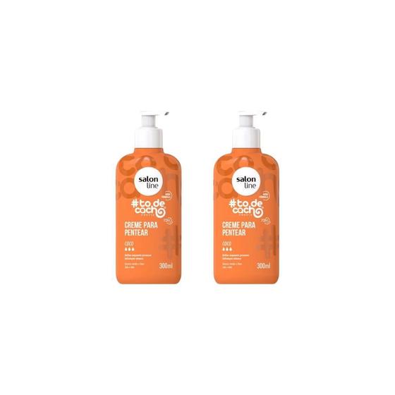 Imagem de Creme Para Pentear Salon Line 300Ml Todecacho Coco - 2Un