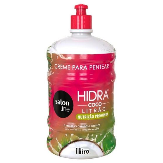 Imagem de Creme Para Pentear Salon Line Hidra Coco  1L