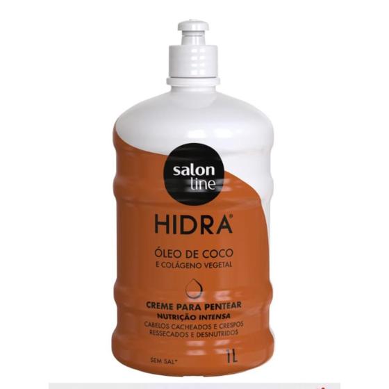 Imagem de Creme para pentear salon line hidra óleo de coco 1l