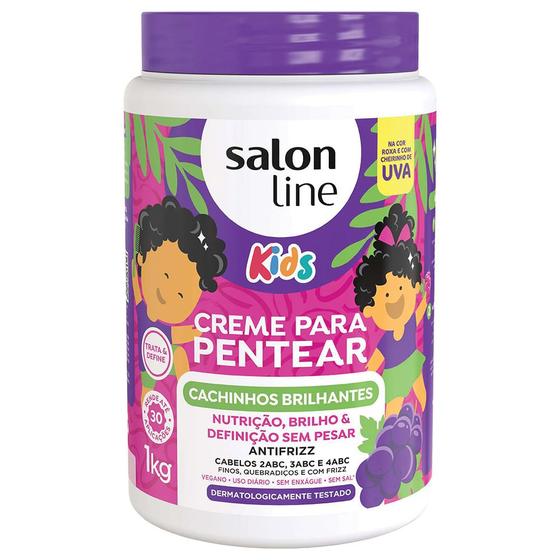 Imagem de Creme para Pentear Salon Line Kids Cachinhos Brilhantes 1kg