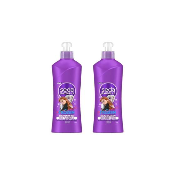 Imagem de Creme Para Pentear Seda 300Ml Junts Brilho Encant-Kit C/2Un