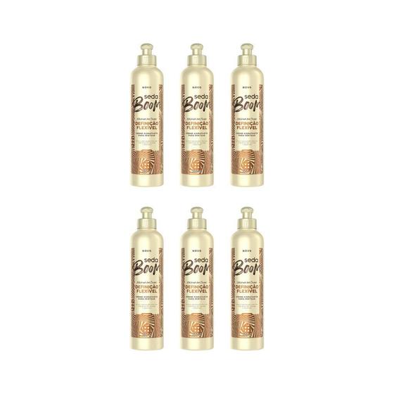 Imagem de Creme Para Pentear Seda 350Ml Boom Definiçao Flexivel - 6Un