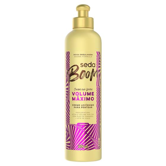 Imagem de Creme para Pentear Seda Boom Volume Máximo 350ml