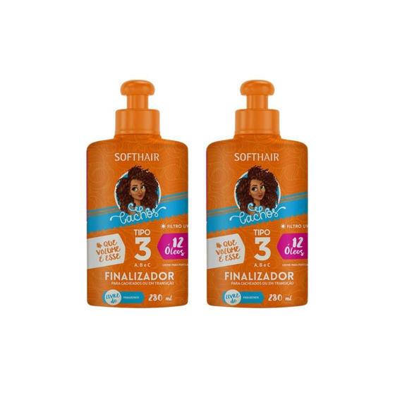 Imagem de Creme Para Pentear Soft Hair 280Ml Cachos T3 - Kit Com 2Un