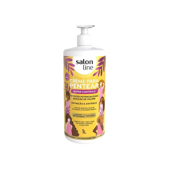 Imagem de Creme Para Pentear Super Controle Salon Line 1L