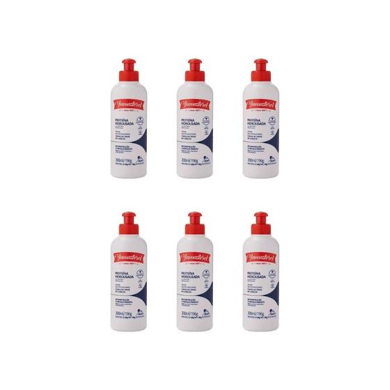 Imagem de Creme Para Pentear Yamasterol Prot Hidrolis 200G - Kit C/6Un