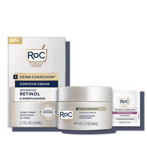 Imagem de Creme para Pescoço RoC Derm Correxion - Com Ácido Hialurônico e Retinol - 50mL